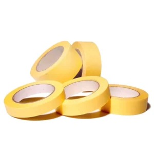 Acrylic Rubber Pressure Sensitive Adhesive Crepe Paper Single Sided Jumbo Roll Heat Resistant Wrapping Adhesive Paper Film