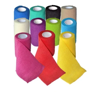 Adherent Wrap Tape Self Adhesive Elastic Non Woven Cohesive Bandage Skin Color 7.5cm X 4.5m