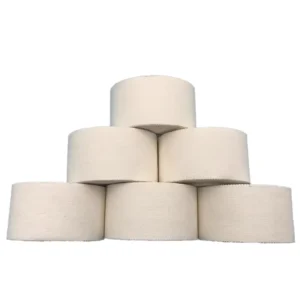 Adhesive Athletic Tape for Muscle Care Sport Tape White Color 3.8cm*13.7m 100% Cotton Sports Protection Athletic Tape