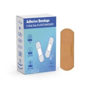 Adhesive Bandage Sterile Flexible Fabric Adhesive Bandages Comfortable Flexible Protection & Wound Care for Minor Cuts & Scrape