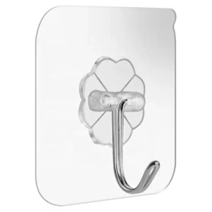 Adhesive Crochet Novelty Wall Hooks 6 Cm Punch free Stickers Transparent Sticky Hanger Hook Self Adhesive Wall Hook Nordic