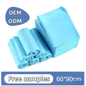 Adhesive Disposable Underpads High Absorbent Adult Incontinence Bed Pads with Anti slip Strips