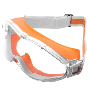 Adjustable Customizable Anti Scratch Anti Fog Safety Goggles Transparent Lab Industrial Dust Eye Glasses Metal