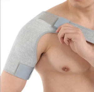 Adjustable Medical Knitted Bamboo Shoulder Support Brace Bandage Elastic Sports Protection Single Shoulder Brace Elbow Knee Pads