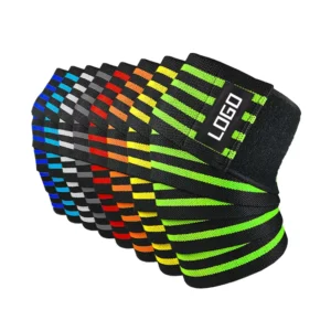 Adjustable Neoprene Elastic Breathable Knee Protector Belt Men’s Sports Bandages for Weightlifting Training Fitness Safety