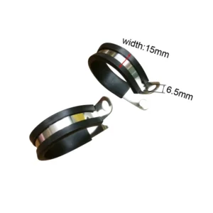 Adjustable Stainless Steel INOX 304 Quick Locking Pipe Clamps Durable Metal Hose Clamps with Saddle Structure Measures in Inches