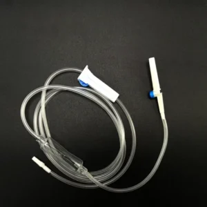 Adjustable Vet PVC Infusion Set with Stainless Steel Needle I.V. Set Pet Clinic Use