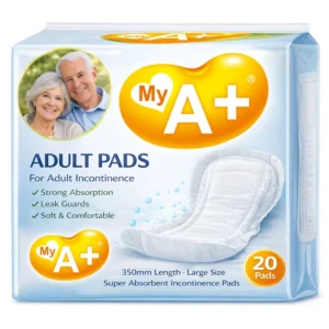 Adult Diaper Disposable Cotton Printed Incontinence Pads with Leak Guard and Super Absorbent Technology Adult Incontinence Pads