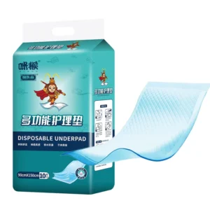 Adult Disposable Waterproof Breathable Medical Absorbent Bed Pad With Leak Guard Disposable Underpads