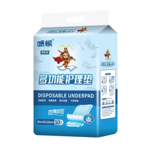 Adult Elderly Disposable Hospital Medical Underpad Incontinence Heavy Absorbent Urine Bed for Under Pads Sheet 80×120 10Pack
