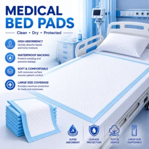 Adult Underpad Medical Absorbent Bed Pads Supplier Hospital Disposable Underpads OEM Factory