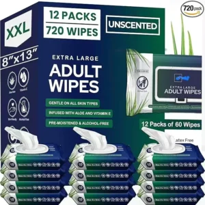 Adult Wet Wipes Flushable Fragrance Free