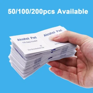 Adults Alcohol Prep Pads 50/100/200PCS 3*6cm Household Wet Wipes Cleaning