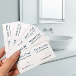 Adults Alcohol Prep Pads Household Wet Wipes Cleaning 100PCS 3*6cm