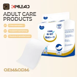 Adults Waterproof Nursing Under Disposable Underpads Incontinence Bed Mattress Pee Pads Women for Men Blue 80×180