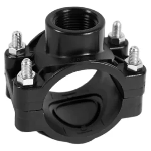 Agricultural Irrigation 1/2 3 Inch HDPE POLY PIPE Fitting PVC Saddle Clamp 50mm
