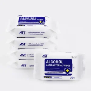 Alcohol Antibacterial Wipes Nano Silver Ion Disinfecting Wet Wipes for Household Outdoor Travel