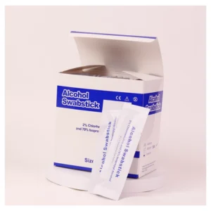 Alcohol Disinfected Medical Grade Cotton Applications Alcohol Cotton Swabs Aluminum Foil Sealed Pack