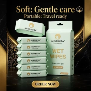 Alcohol-Free Eco-Friendly Antibacterial Soft Refreshing Face Wet Wipes for Daily Skin Care