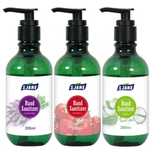 Alcohol Hand Sanitizer Gel 200ml Manufacturers Anti Bacteria Instant Liquid Hand Sanitizer Fruity Floral