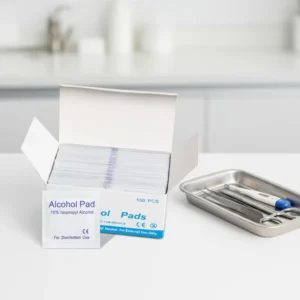 Alcohol Prep Pads Individually Wrapped Antiseptic Sterilized Swabs & Pads Home Medical First Aid Kits