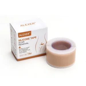 Alexer Medical Grade Self adhesive Silicone Scar Tape ISO13485 Certified for Surgical Scars Face Wrinkles C Section Recovery