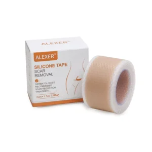 Alexer Silicone Scar Sheets & Tape Self adhesive Scar Removal Strips for Surgical Keloid C Section Burn Scars ISO13485 Certified