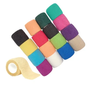 All Cotton Medical Self Adhesive Bandage Sports Protective Elastic Compression Pet Fixing Tape 5cm 10cm 4.5m Class I