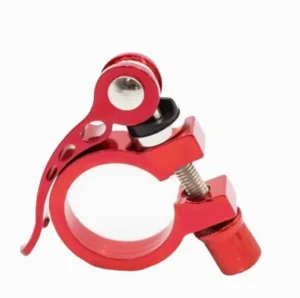 Aluminium Colorful Bicycle Cylinder Seat Height Adjustable Clamp with Bicycle Quick Release Bolt
