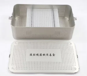 Aluminum Alloy Laparoscopic Instrument Kit 535*300*155 Sterilization Container