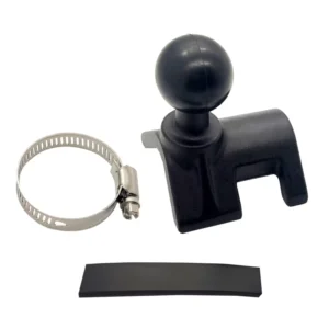 Aluminum Bike Phone Holder Motorbike 360 Degree Ball Mount Saddle Strap 1 Inch Hose Clamps Base Motorcycle Handlebar Phone Mount
