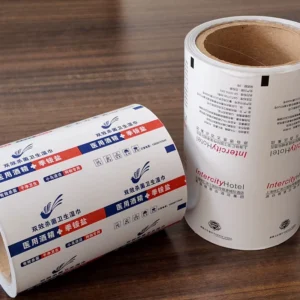 Aluminum Foil Paper Film Waterproof Coated Roll for Medical Sterile Alcohol Swab Prep Pad Packaging Materials