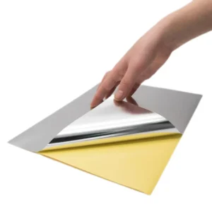Aluminum Foil Paper Jumbo Label Self Adhesive Paper Label Jumbo Roll