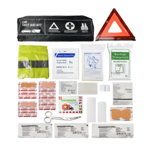 Anthrive Custom Logo Printed Emergency Medical Supplies Health Care Medical Vehicle First Aid Bag Survival Kit for Car DIN 13164