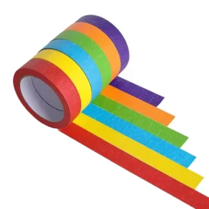 Anti Crack Crepe Paper Tape Heat Proof Painters Colored Masking Tape for Automotive Spraying Car Refinish