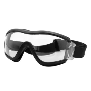 Anti Impact PC Frame Safety Goggles Transparent UV400 Protection Glasses Nylon Frame Working Eyewear
