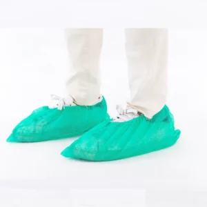 Anti Slip Disposable Medical Shoe Cover Hand Sewn Full Elastic Band CE Standard Nonwoven Shoe Covers for Clinic Lab Healthcare
