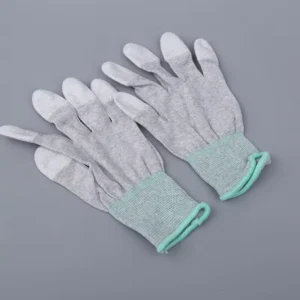 Anti Static Carbon Fiber Labor Protection Gloves Finger Coated Gloves S M L