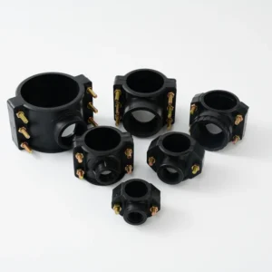 Anti UV PP Clamp Saddle HDPE Irrigation Pipe Fitting Leak Free Water Supply Saddle Connector