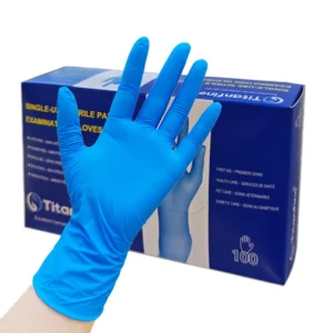 Anti slip Disposable Medical Nitrile Gloves Powder Free Latex Free for Clinics Physical Examination Centers and Home Care