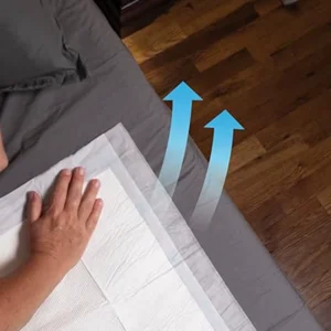 AntiSlip Positioning Disposable Maternity Bed Pads for Postpartum 60x90cm 5Layer Super Absorbent Waterproof