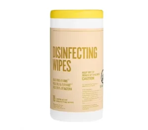 Antibacterial Wipes, Barreled Organic Spulanced Nonwoven Alcohol Free Disinfecting Wipes