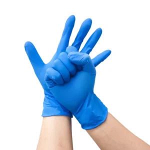 Antistatic Household Nitrile Gloves Powder Free High Strength Durable Protective Antichemical 9 Inch Elastic Wrist