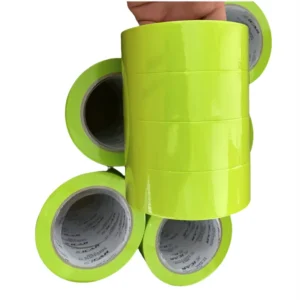 Apple Green Rubber Automotive Masking Tape Crepe Paper Roll with Single Side Acrylic Adhesive Die Cut for Adhesion