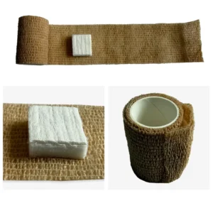 Aseptic Self adhesive Wound Dressing Bandage for Cutting Leg Body Hemostatic Compression Bandage Pressure Ulcer Medical Care