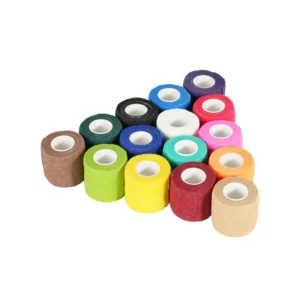 Assorted Colors Self Adhesive Medical Stretch Bandage Wrap Elastic Self Stick Bandage