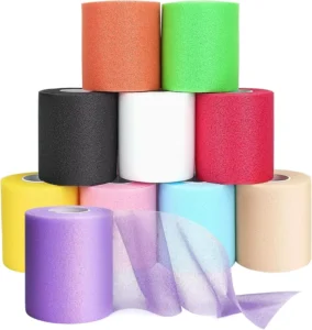 Athletic Sports Tape 6cm Width Foam Bandage Wrap Waterproof Breathable Elastic 20m Length Unisex Providing Ankle Wrist Hand Knee