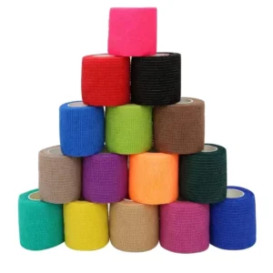 Athletic Stretch Elastic Adhesive Medical Cohesive Bandage Vet Sports Self adhesive Elastic Bandage Self adhesive Pet Bandage