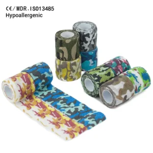 Athmedic Sport China Pet Horse Elastic Self Adhesive Cohesive Bandage Elastic Support Roll Wrap Pre Wrap Vet