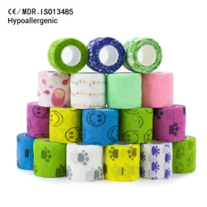 Athmedic Sport China Self Adhesive Printed Pet Printed Cohesive Bandage Printed Vet Wrap